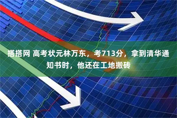 搭搭网 高考状元林万东，考713分，拿到清华通知书时，他还在工地搬砖
