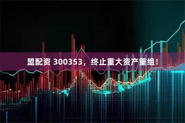 盟配资 300353，终止重大资产重组！