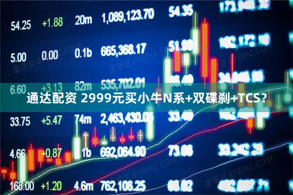 通达配资 2999元买小牛N系+双碟刹+TCS？