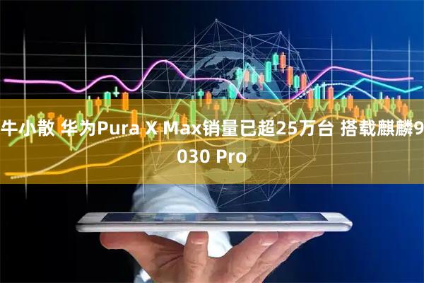 牛小散 华为Pura X Max销量已超25万台 搭载麒麟9030 Pro